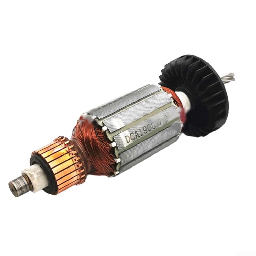 Gdfnmogo Rotor d'armature de rechange à 5 dents AC 220-240 V pour outils électriques, compatible avec Hitachi DH24PB3, DH24PC3, 360720E, C210716E, métal durable