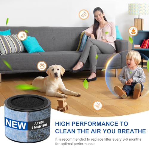 Image of AP200 Filter Replacement, Compatible with Instant AP200 Medium Air Puri-Fier, 3-in-1 H13 True HEPA Filter & Activated Carbon Filtration, Part# F200, 2 Pack