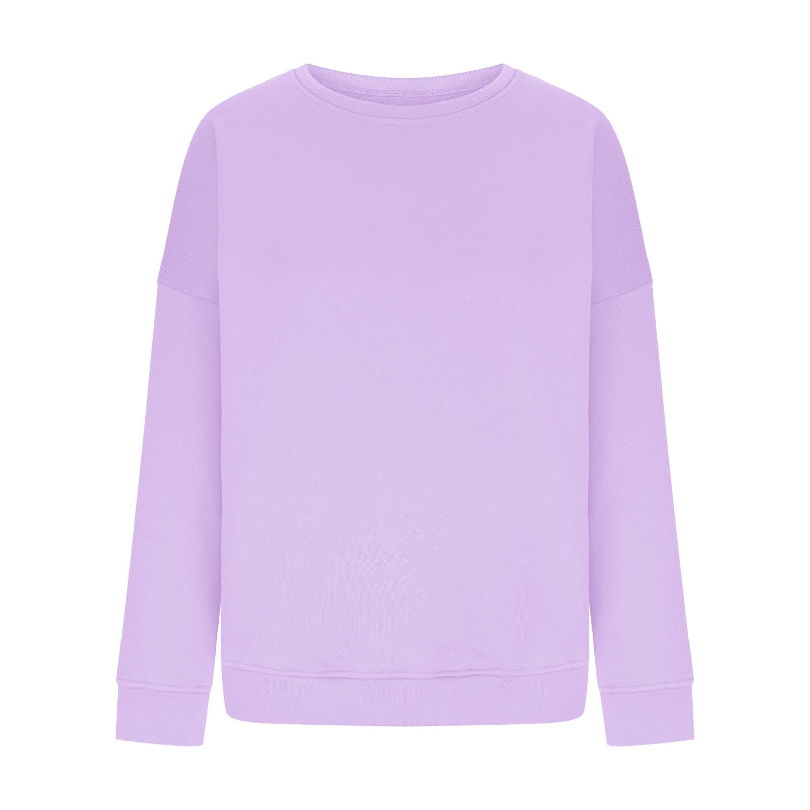 midelxp Sudaderas de cuello redondo de gran tamaño para mujer, forro polar suave, manga larga, casual, cómodas, lindas sudaderas con capucha para adolescentes y niñas