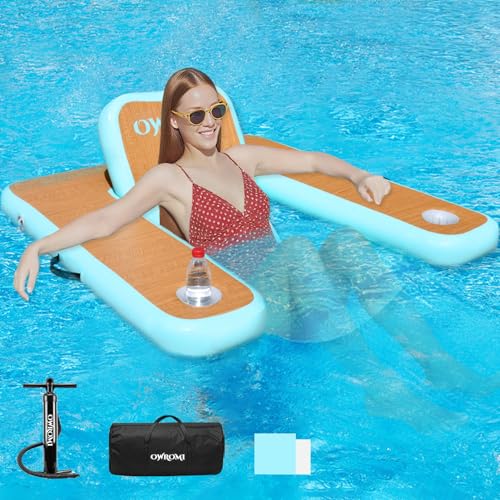 Inflatable Pool Floats Chair, Adult Inflatable Floating...