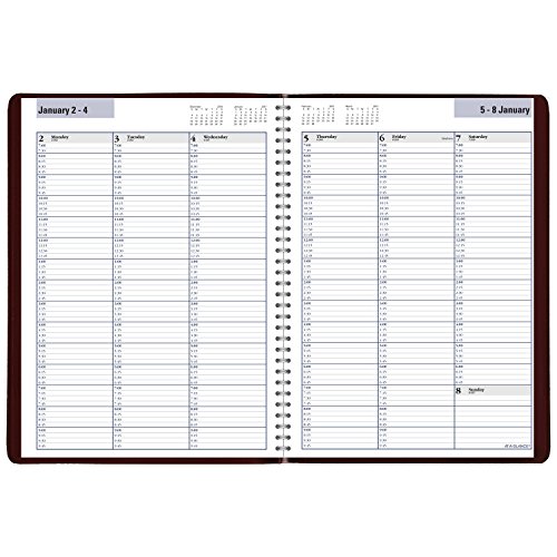 Dayminder Weekly Appointment Book / Planner 2017, 8 X 11", Burgundy (G520-14) #TOP3