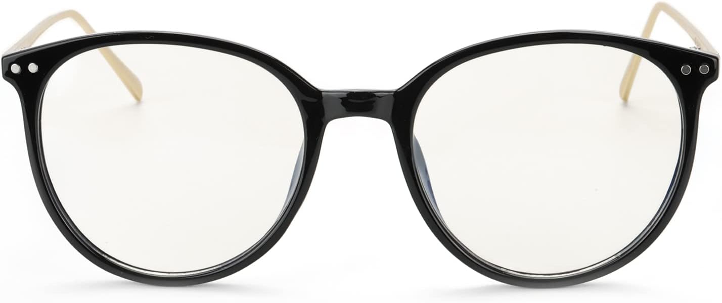 ELIVWR Blue Light Blocking Glasses - Retro Style for Men and Women