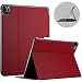 Produktbild ProCase Buchdeckel Hülle für iPad Pro 12.9" 4th Gen 2020 Klapp Leicht Schutzhülle Urban Folio Case Smart Cover,Multi Ansichtsmodus+Auto Schlaf/-Wachfunktion -Rot