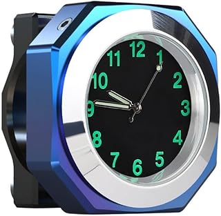 Elegante y funcional reloj de manillar de motocicleta hecho de material de aleación de aluminio (bule)