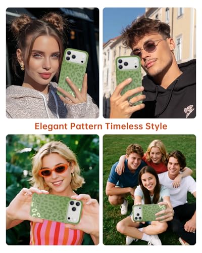 Coque iPhone 10 Pro imprimé guépard vert pour vos sorties quotidiennes