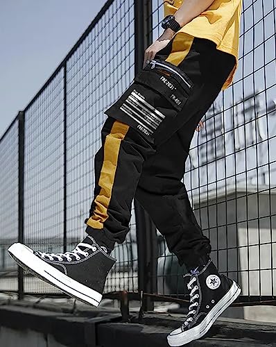 Image of EYEBOGLER Mens Regular Fit Colorbloack Trackpant