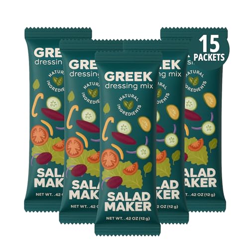 Salad Maker Greek Salad Dressing Seasoning Packet – All-Natural, Clean