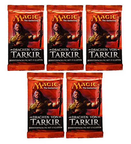 Magic the Gathering MTG Drachen von Tarkir - 5x Booster Pack - Deutsch - German