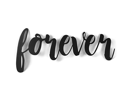 Miniatura 85 de Steel Metal Script Word Art - Various Sizes and Finishes (cheers Small 12.5x6", Raw, Unfinished Steel)