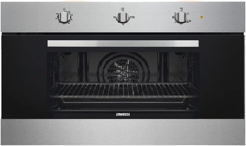 Zanussi Built in Oven Gas Grill 90 cm Stainless Steel ZOG9991X: Buy