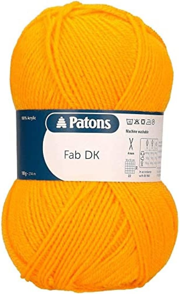 PatonsKnitting Yarn, Acrylic, Canary, One Size