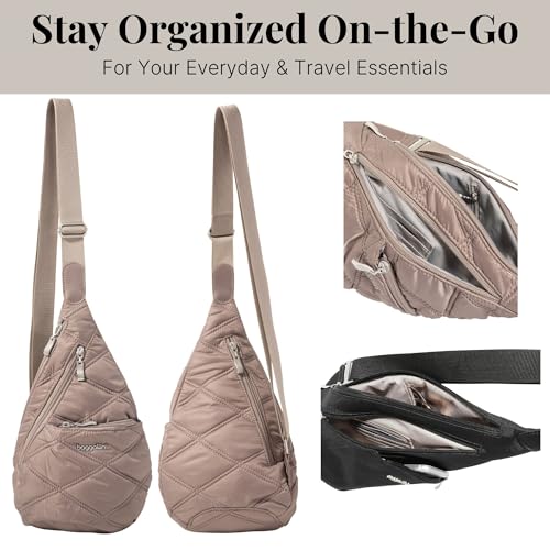 Image of Baggallini Mini Sling - 12x7 Sling Crossbody Bag Backpack with Adjustable Shoulder Strap