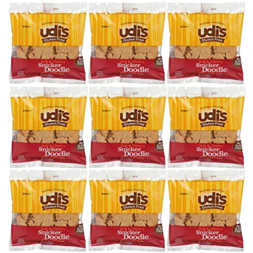 Gluten Free Cookies By Udi's | Individually Wrapped, 1.8 Ounce | Snickerdoodle | Pack Of 9 #TOP6
