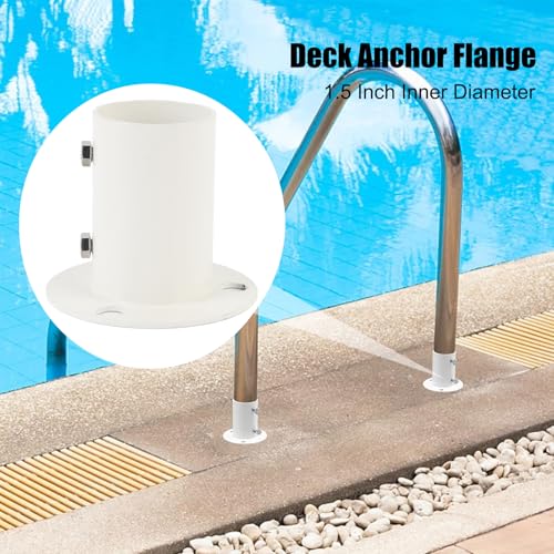 Supports d'échelle de piscine CHEOTIME en acier inoxydable 1,5 pouce