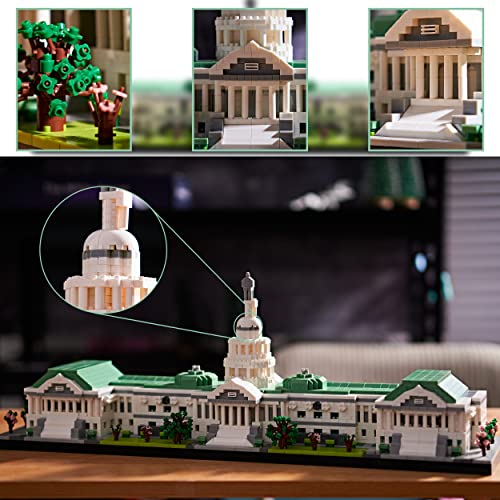 LUKHANG Gift Architecture: Capitol Building Model Building Set New Architecture Kit and Gift for Kids and Adults,Micro… - Image 6