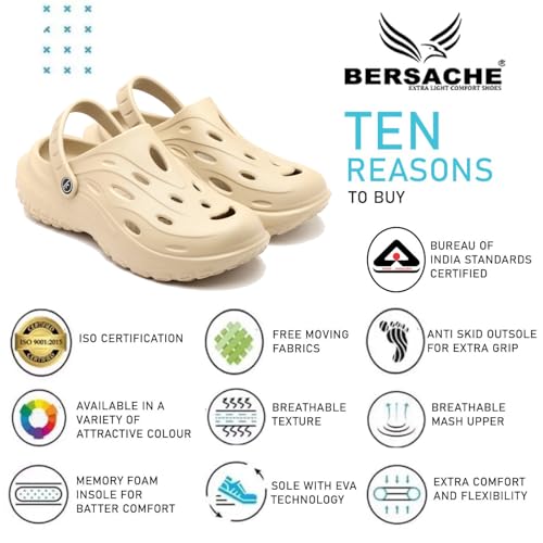 Image of BERSACHE Extra Soft Classic Casual with Back Strap Regular wear with Ultra Soft & Flexibility Technology Slipper for Men's & Boy's
