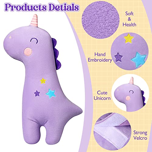2 Pcs Seat Belt Cushion For Children Seatbelt Pillow For Kids, Seat Belt Cover Soft Seat Belt Pillow Comfort Car Seat Strap Belt Covers Cute Seat Belt Pad Shoulder Pads For Boys Girls (Unicorn) #TOP1