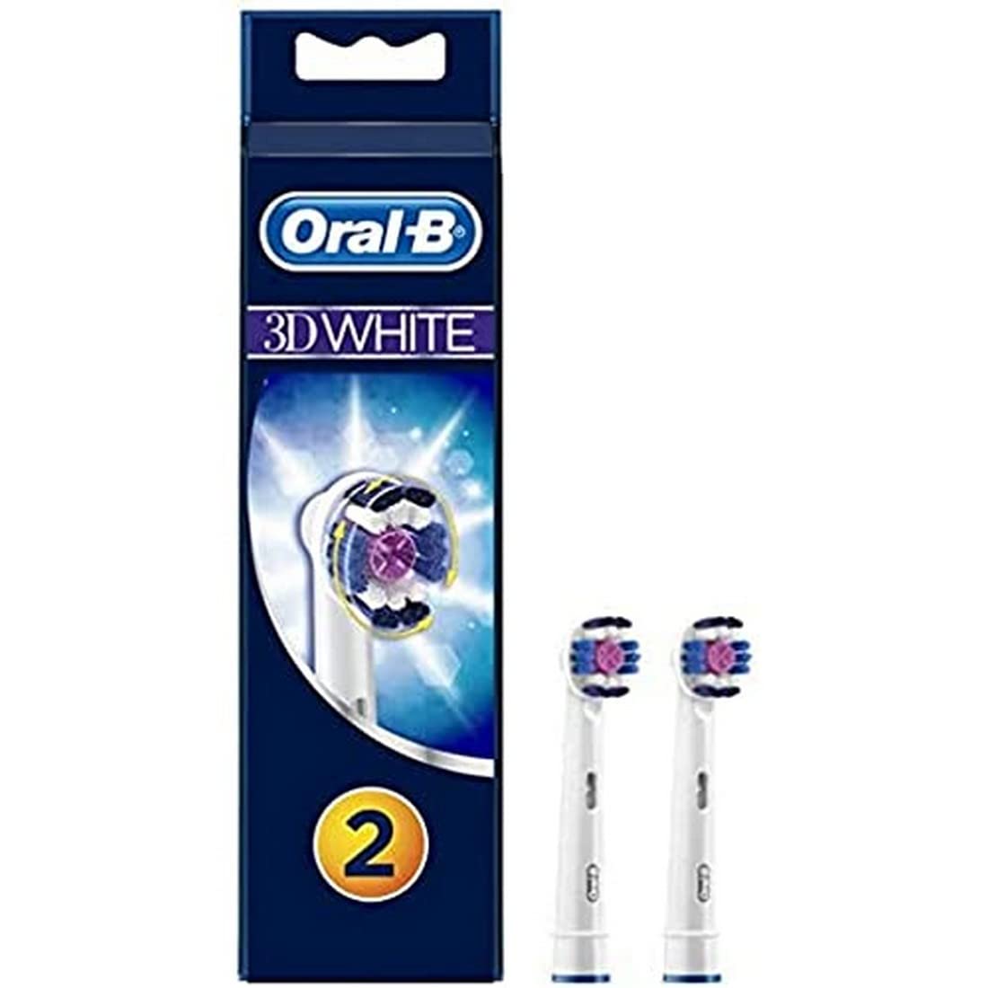 3D White Pro-Bright Cabezales 2 Uds: Escova de Dentes com Poder de Limpeza Superior para Sorriso Brilhante