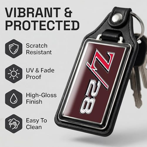 Image of Brotherhood Car Key Chain for Camaro - Classic Models Keychain for Men and Women Gift Key Ring - -