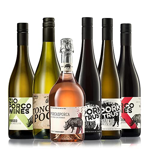 GEILE WEINE Weinpaket Gipsy Paket (6 x 0,75l) Probierpaket mit Rot-, Rosé und Weißwein von Winzern aus Italien und Deutschland Cover