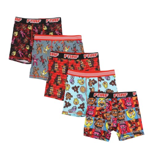 Bioworld Five Nights at Freddy's 5-Pack of Boys' Character Boxer Briefs