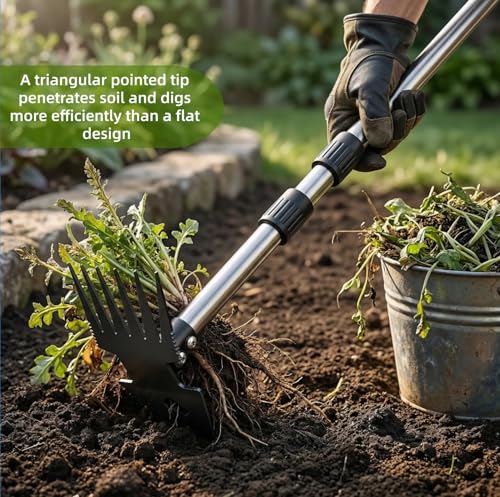 2-in-1 Dual-Head Garden Hoe Weeder