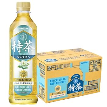 訳あり　サントリー 特茶 ジャスミン 500ml（特保）2箱（48本入） Amazon.co.jp: 特茶 ジャスミン茶 48本 サントリー [特定保健用