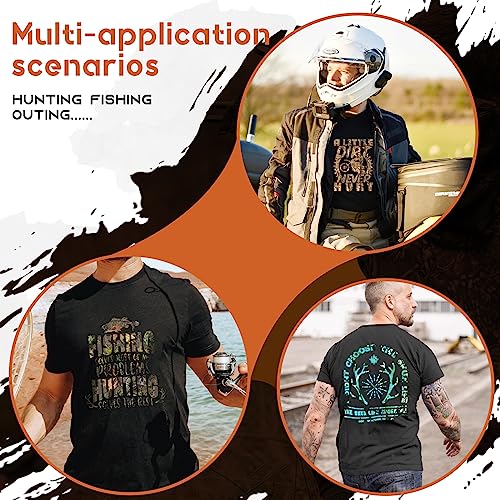 Tintnut Real Tree Heat Transfer Vinyl - 10 Sheets 10 x 12 Inch Camo Pattern Iron on Vinyl for Hunter Outdoor Camouflage Printed HTV DIY T-shirts Handbags Hat Pants Craft for Cricut or Silhouette Cameo - Thumbnail 6