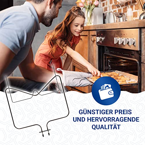 VIOKS Heizelement 230V 1150W Ersatz für Whirlpool 481010375734 Indesit C00324022 EGO 2041494000 Heizelemente für Bauknecht Ignis Backofenheizung für Backofen Herd Einbauherd Elektroherd