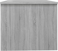 Vista 15 de Mesa auxiliar, mesa de centro emergente, juego de mesa auxiliar adecuada para sala de estar, oficina, balcón, sala de estar familiar, roble Sonoma