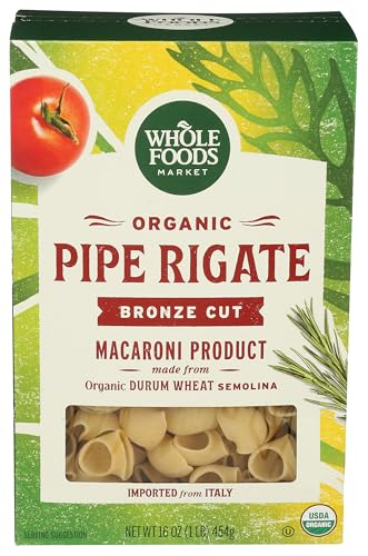 Whole Foods Market, Organic Pipe Rigate, 16 Ounce (Pack of 2) image 4