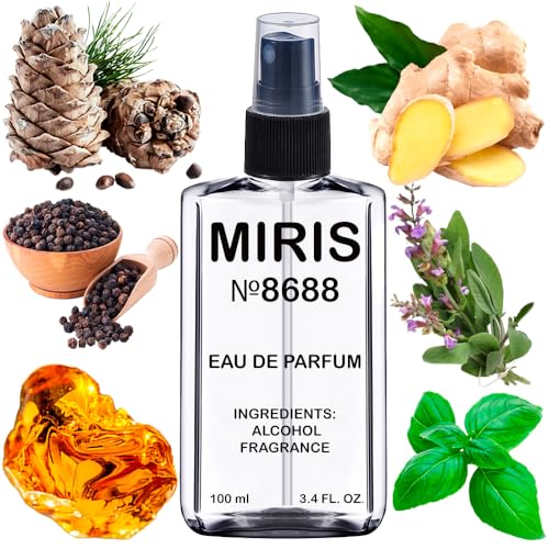 MIRIS No. 8688, Inspired by Euphoria, Long-Lasting Eau de Parfum for Men, Spray 3.4 Fl Oz - 100 ml