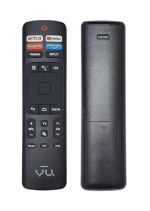 Image of BLACKSHEEP Remote Control Compatible for VU LED Smart TV 4k Without Voice Command with Netflix & P-Video hot Keys [Please Match The Image with Your Old Remote]