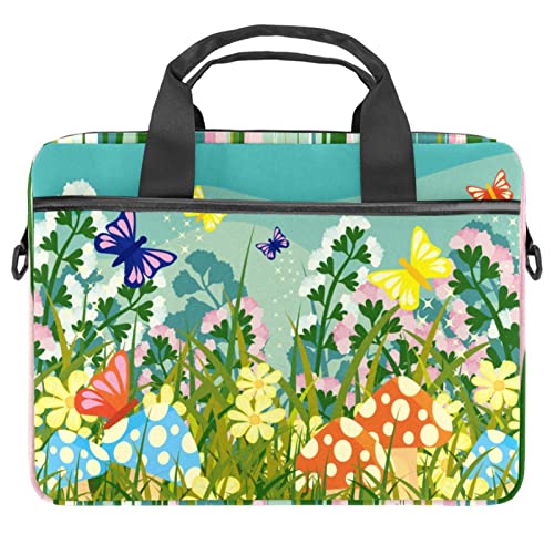 Sacoche bandoulière pour ordinateur portable 13 13.3 14.5 pouces housse PC fleurie