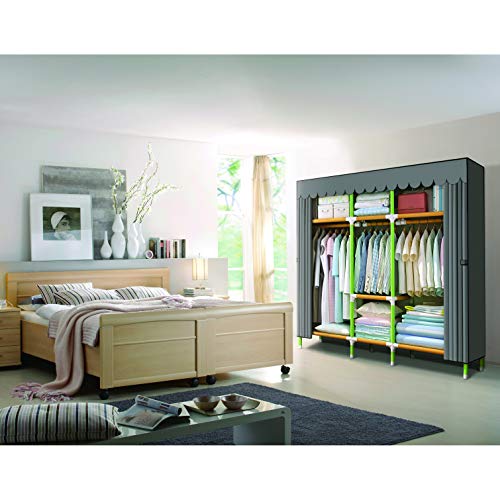 image for YOUUD Portable Closet 65 Inches Potable Wardrobe Clothes Closet, Color