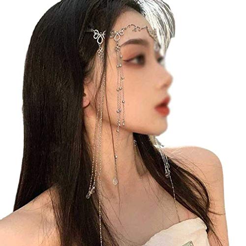 HBJWOV Women's Hair Jewelry Elegant Wedding Hairgrips Tassel Headwear Fashion