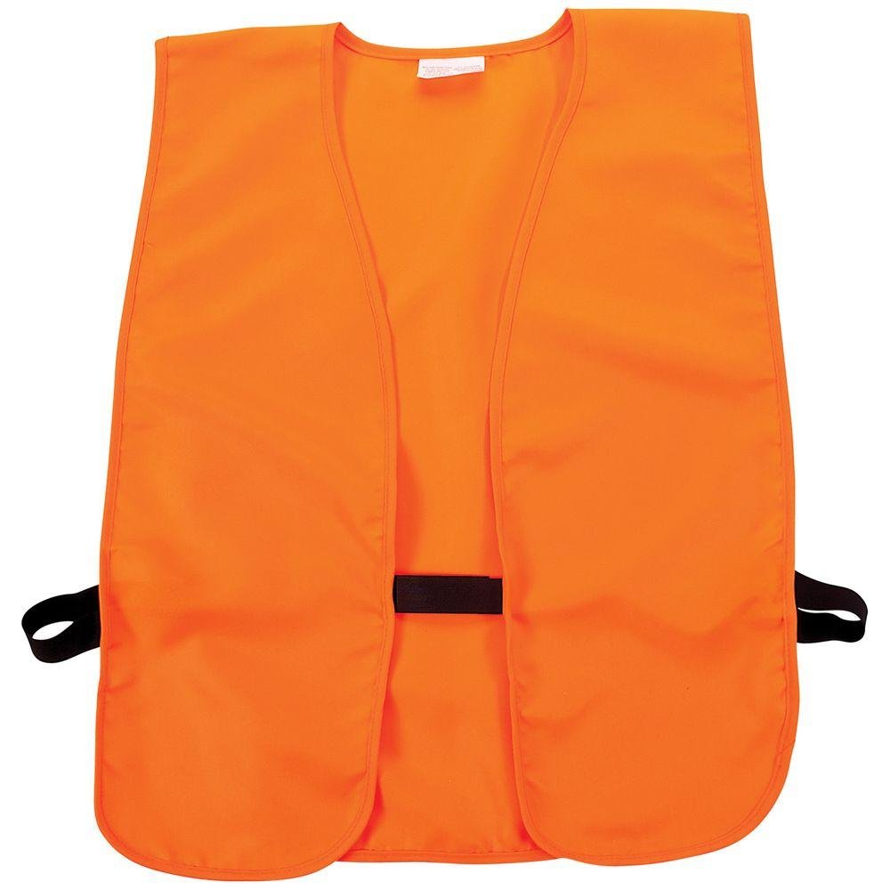 Allen Company Adult Blaze Orange Hunting Vest with a Hook and Loop Closure-High-Visibility Saftey Gear for Men and Women