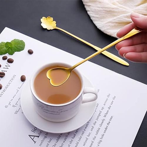 Miniatura 3 de Cucharas de acero inoxidable Agitadores de café reutilizables, cucharas de té coloridas, cucharas de café, cuchara de té, cuchara mezcladora,