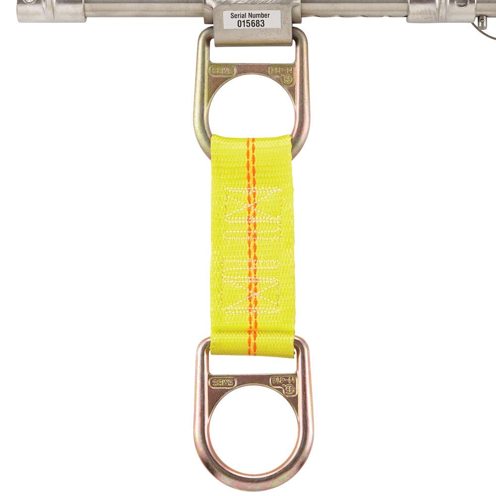Peakworks Durable, Steel, Adjustable Sky Bar, Temporary Bean Anchor, Silver, 3.5" to 12", Fall Protection, V8221131