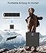 Dabbsson 200Watt Portable Solar Panel for Power Station, Foldable Solar Charger with Adjustable Kickstand, High-Efficiency Monocrystalline PV Module, Waterproof IP65 for Outdoor Camping, RV, Blackout