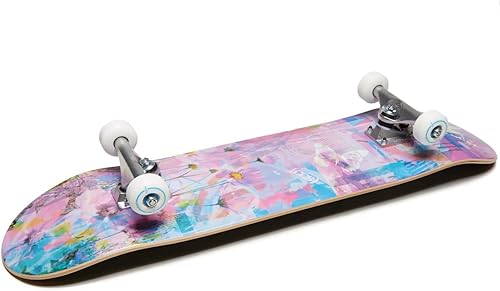 Miniatura 109 de [CCS] Patineta completa Madera de arce Grado profesional Totalmente montado con herramienta de patinaje y calcomanías Adultos, niños, 97