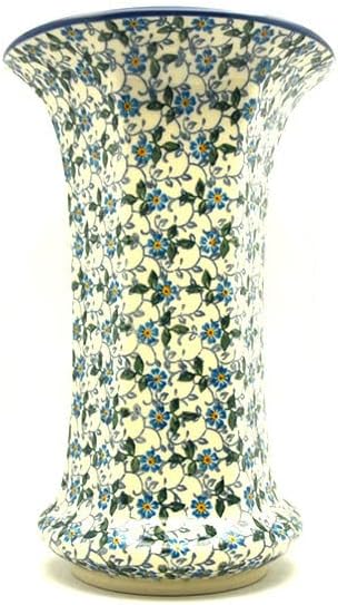 Polish Pottery Vase - Large - Forget-Me-Knot