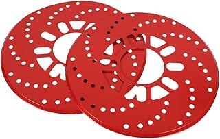 Car Rear Disc Brake Cover 3D Sport Cover Brake Cover Decoration (2 Pack, Red) - KaberTrade