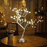 【Decoración perfecta para la casa】 Puede ajustar las ramas de las ramas, elegir el color de iluminación que desee, a la decoración del hogar para la sala de estar 、 dormitorio, o agregar un ambiente festivo más fuerte para Navidad, Halloween, Día de San Valentín, Pascua, Cumpleaños, Boda , Partido.