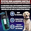 PAWPRO Collier de Dressage, Portée XXL de 3000m, Conforme Nouvelle Loi 2024 Bien-Être Animal, 3 Modes BIP, Boost Vibration, pour Chiens de Toutes Tailles, Marque Française (1pcs)