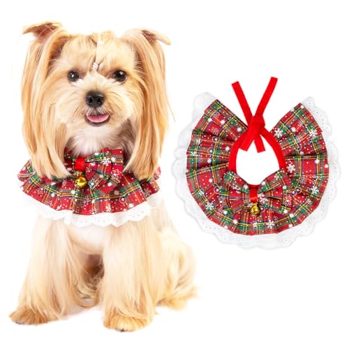 Disfraz de Navidad para Perros Bandana con Cascabeles M
