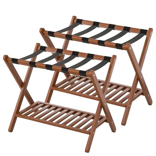Natuvite Foldable Luggage Rack Set