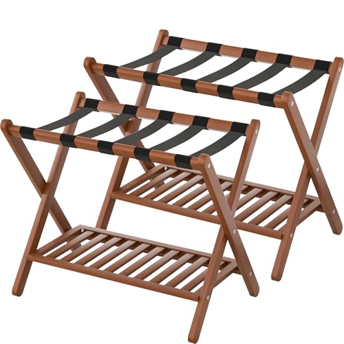 Natuvite Luggage Racks Set Of 2 Suitcase...
