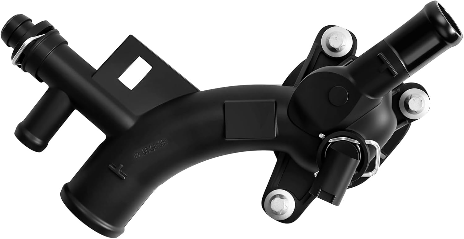 Engine Coolant Water Outlet Thermostat Housing Fits for Chevy Cruze 2011-2016, Sonic 2012-2020, Trax 2013-2020, Buick Encore 2013 2014 2015 2016 2017 2018 2019 2020 1.4L - Replaces 25193922, 902-846