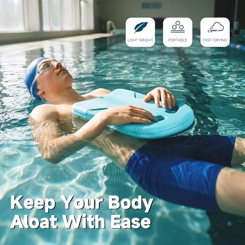 Olaivy Swimming Kickboard - Adult/Kids Swim Kick Board Training Equipment, Large Size Lightweight and High EPP Foam Material Pool Exercise Kickboards, Great Swim Training Aid for Beginners - Thumbnail 3